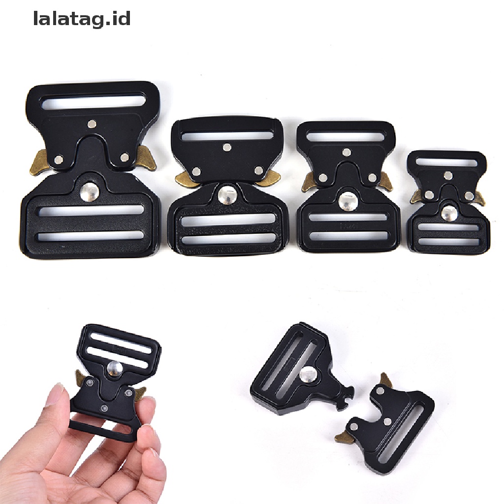 [lalatag] Gesper Tali Metal Pelepas Samping Cepat Untuk Tas Webbing Aksesoris Koper [ID]