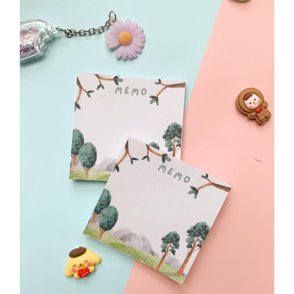 【GOGOMART】Kertas Memo Memopad Memo Notepad / Memo Catatan Bukan Sticky Notes Tempel - MM001