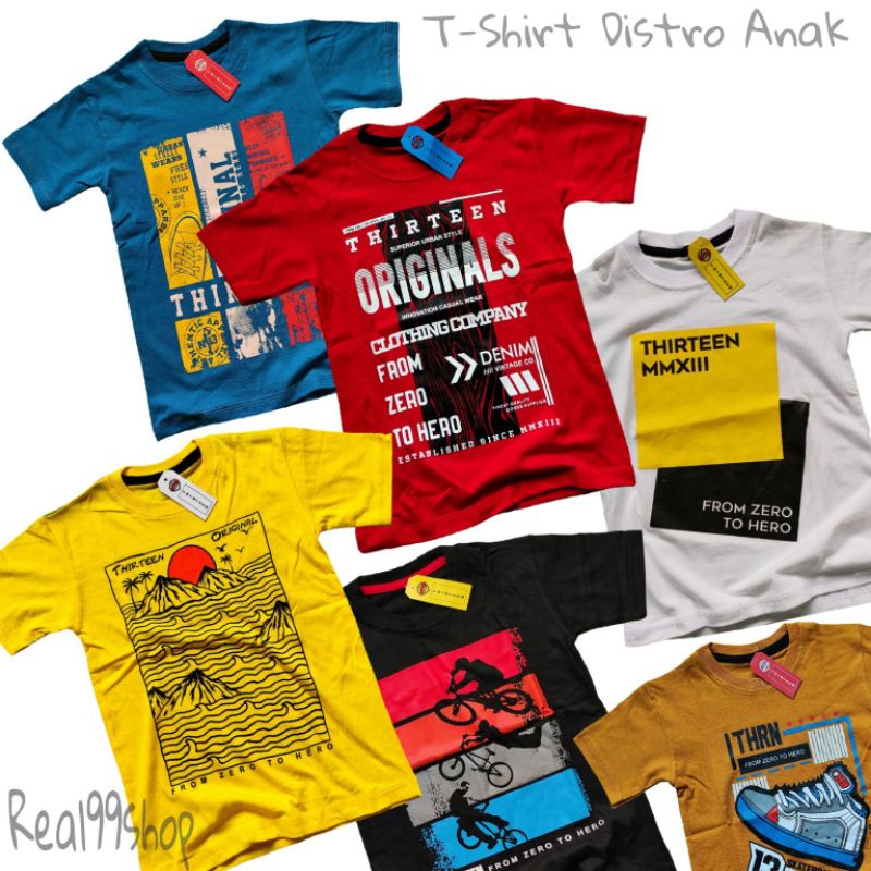 T-shirt anak - kaos Distro anak - kaos anak 1-8 tahun