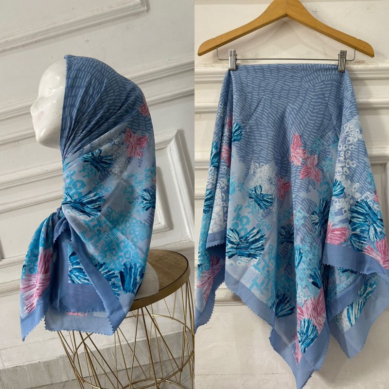 Afrahijab/ Segi Empat Voal New Motif 073