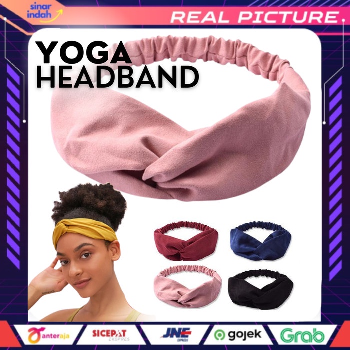 Headband Sport Bando Olahraga Wanita Korea Sport Yoga Running Gym Soft