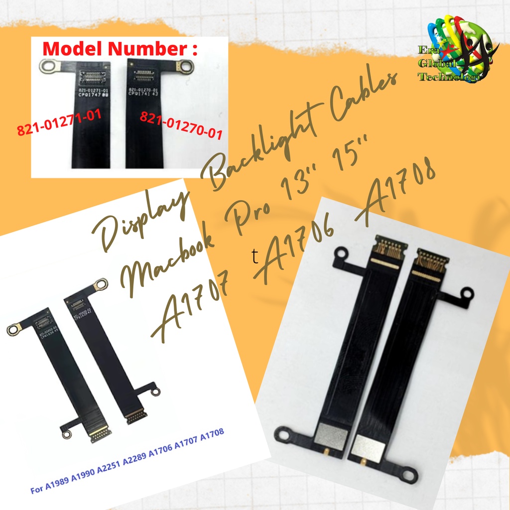 Lcd kabel MacBook Pro Retina Display Backlight Cables A1707 A1706