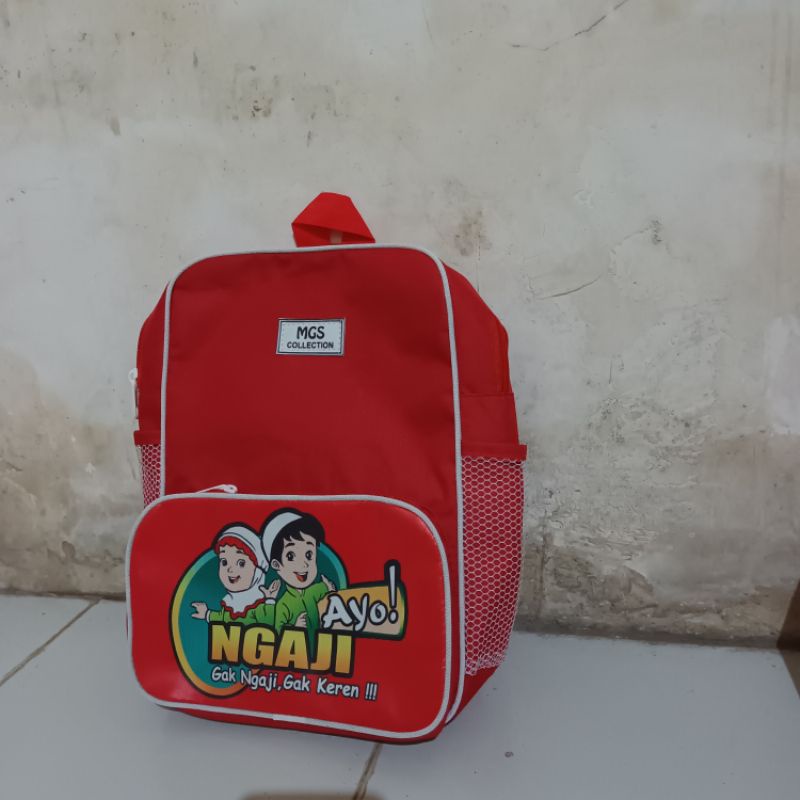 ( M G S) tas ransel ayo ngaji / tas ransel anak puad / tk/tas ransel mumer