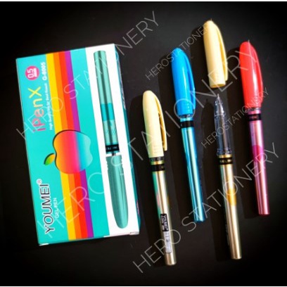 

Youmei pen ballpen gel ipen X metalik 0.5 mm . 12 unit