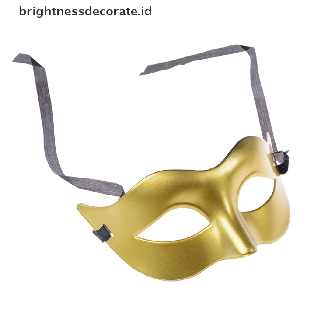 [Birth] Mens Masquerade Ball Mask Ventian Kostum Pesta Topeng Mata Fancy Dress [ID]