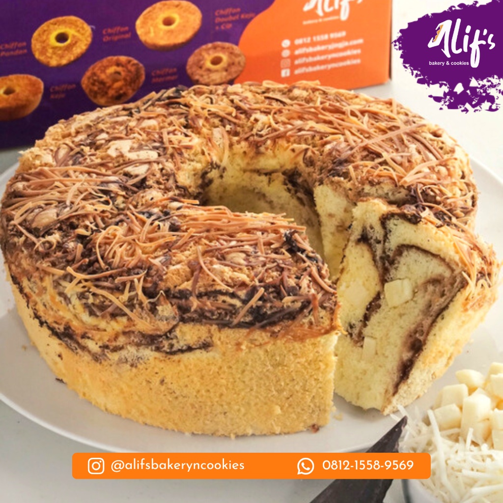 Jual Chiffon Marmer Roti Kue Cake Makanan Cemilan Jajanan Oleh Oleh