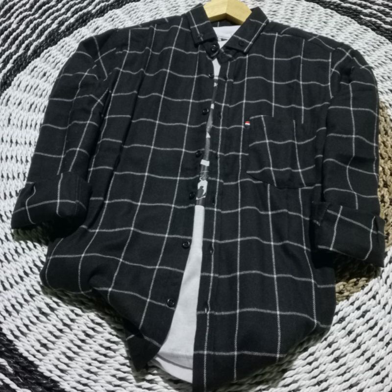 Kemeja Flanel Lengan Panjang Pria Wanita Import Terbaru Motif Kotak Kualitas Premium Fashion Flanel Wanita Terpopuler Flanel Terlaris Flanel Masa Kini Atasan Wanita Baju Wanita Hem Flanel Lengan Panjang Distro Import Kualitas Premium Terlaris Bestseller-L15