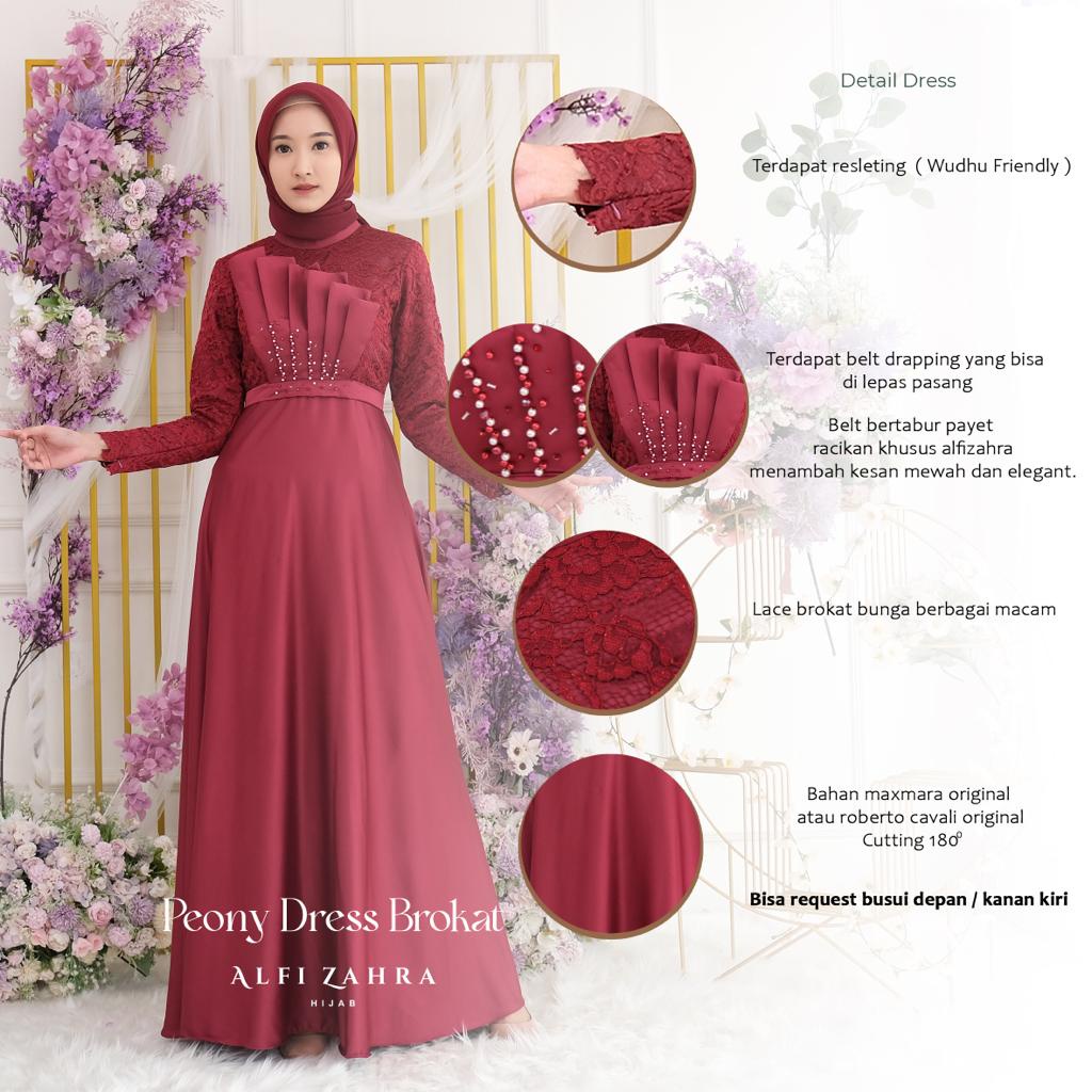 (PRE-ORDER) Peony Brokat Dress