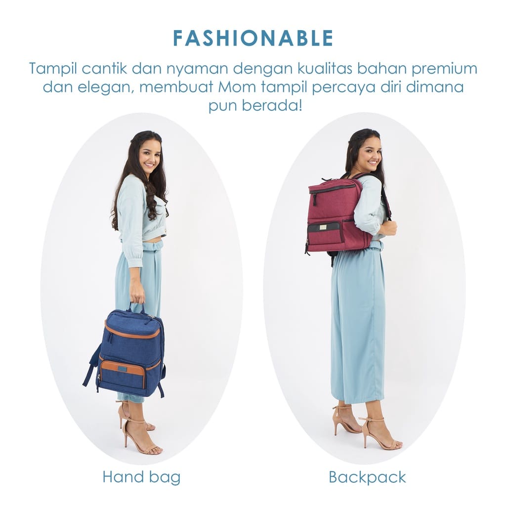 Natural Moms Backpack Max Cooler Bag - Tas Penyimpan ASI