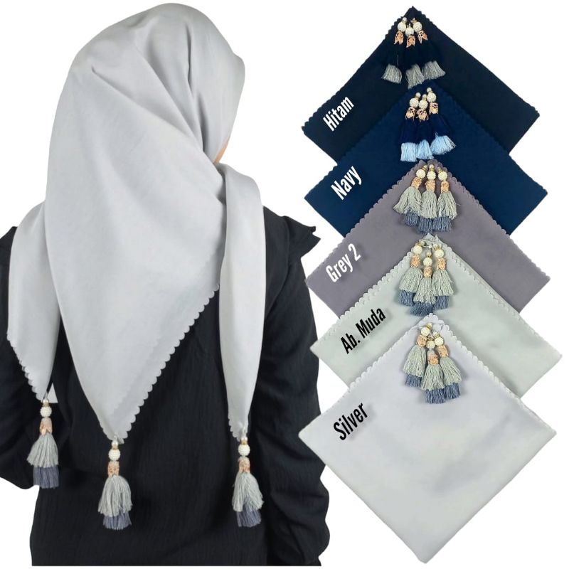 Fh scarf laser cut pompom