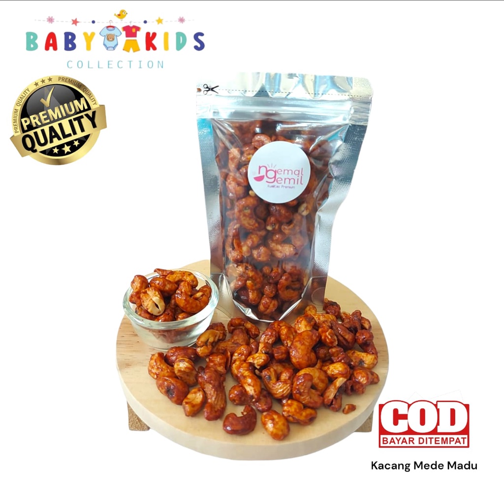 

Kacang Mede Madu Karamel Homemade Kacang Mete Madu Roasted Honey Cashew Kualitas Premium