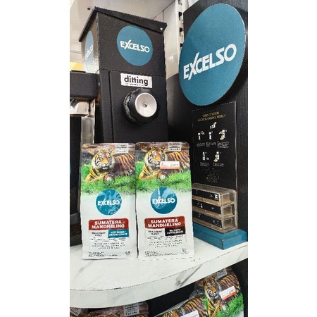

excelso sumatra mamdhaeling biji dan bubuk 200 gr