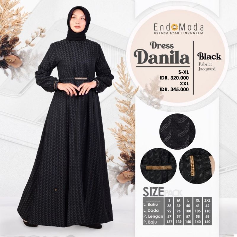 Gamis Mewah Endomoda Dress DANILA.