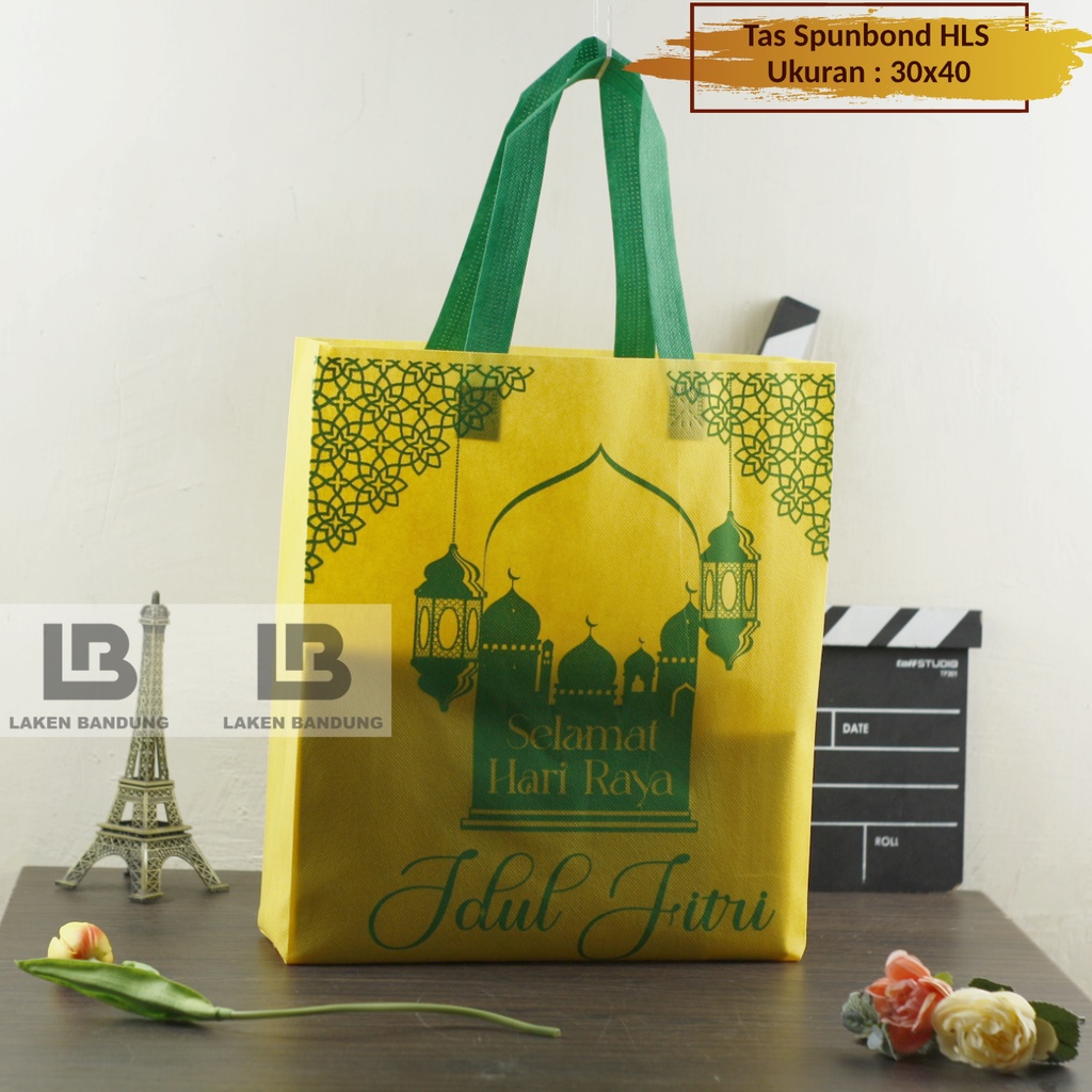 Jual Tas Spunbond Idul Fitri Lipat Samping Ukuran X X Cm Tas