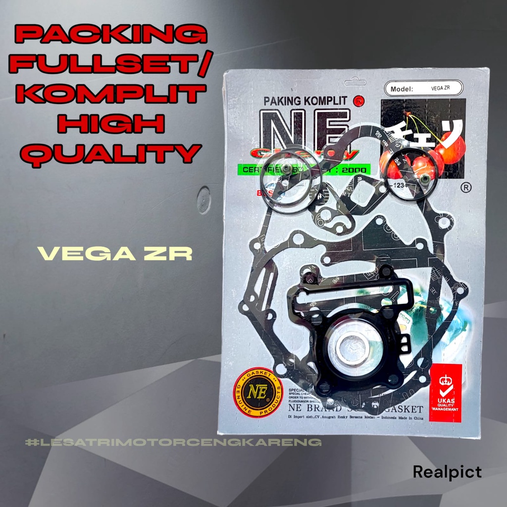 PAKING GASKET FULLSET FULL SET VEGA ZR JUPITER Z ROBOT CHERRY ISO 2000