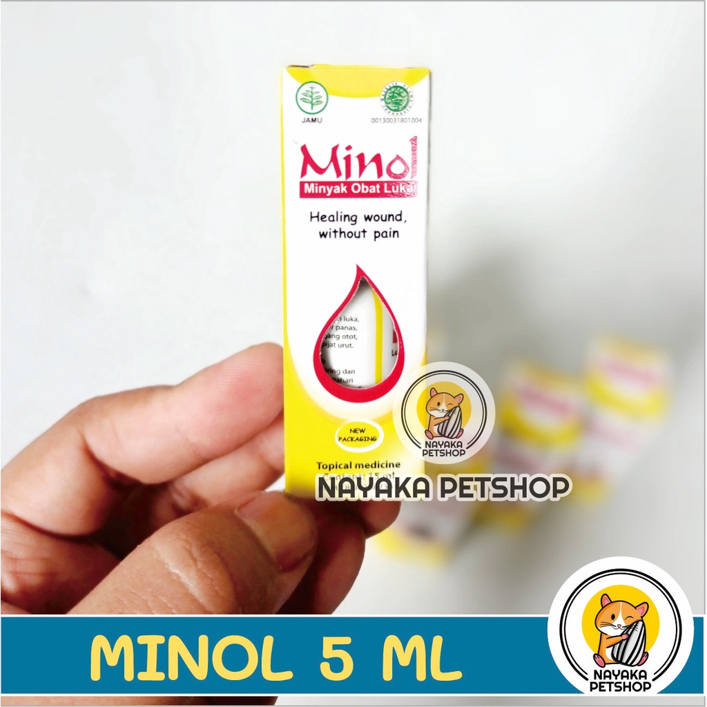 Minol 5 ml ANTI PERIH Obat Luka Hewan Obat Merah Hamster Kucing Kelinci Pengganti Betadine