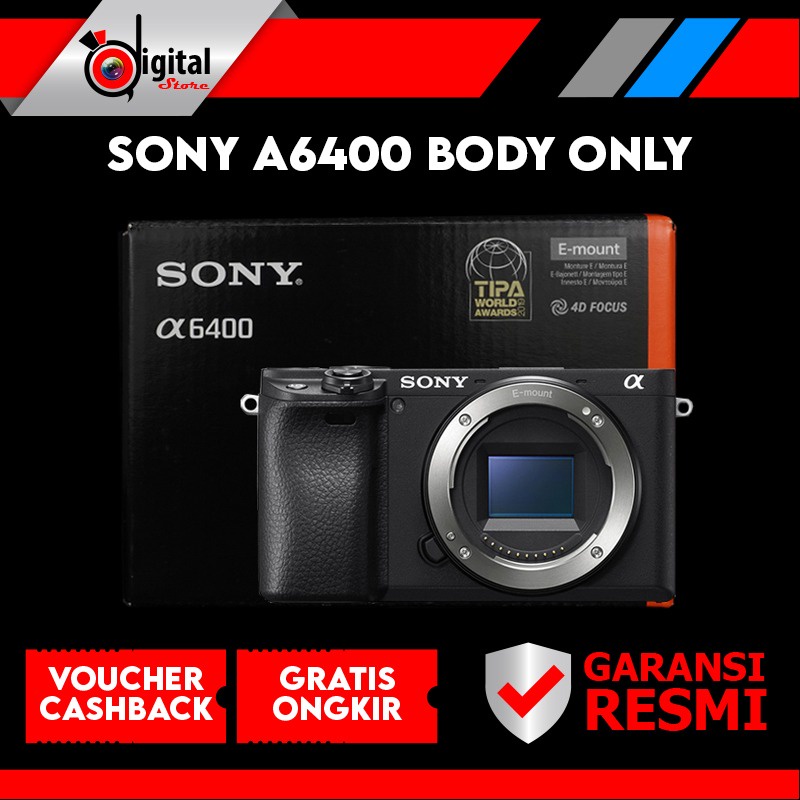 Jual Sony Alpha a6400 Mirrorless Digital Camera (Body Only) Sony