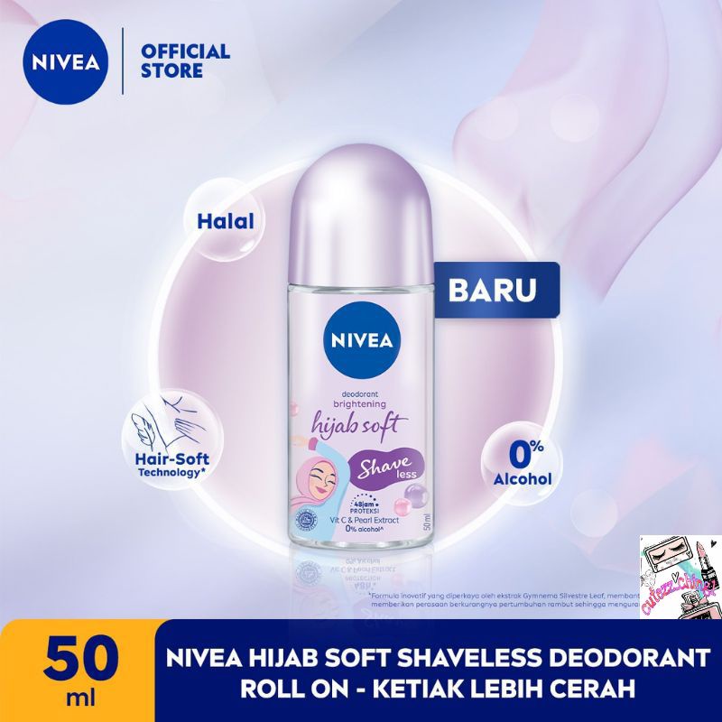 ☃Cutezz_Ching1☃Nivea Deodorant Whitening Hijab Roll On