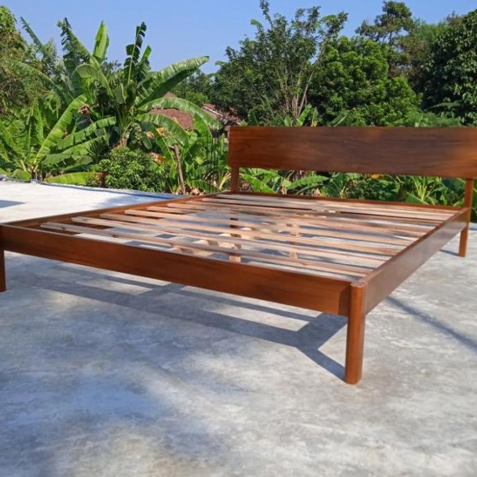 DESAIN FURNITURE DIVAN TEMPAT TIDUR MINIMALIS KAYU JATI FURNITURE H545YT2HY
