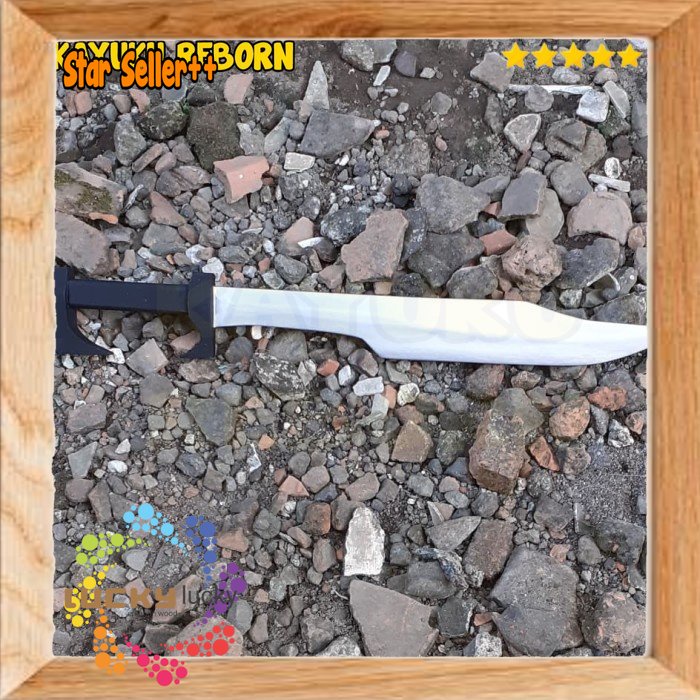 mainan pedang kayu | wooden sparta sword New pro