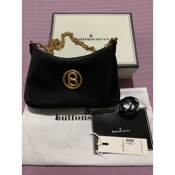 Preloved Buttonscarves Luana Nylon Bag - Charcoal