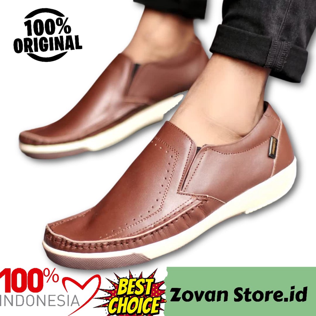 Sepatu Slip On Loafers Formal Pria Kulit Premium Sepatu Kulit Asli Pria Sepatu Loafer Pria Slip On S
