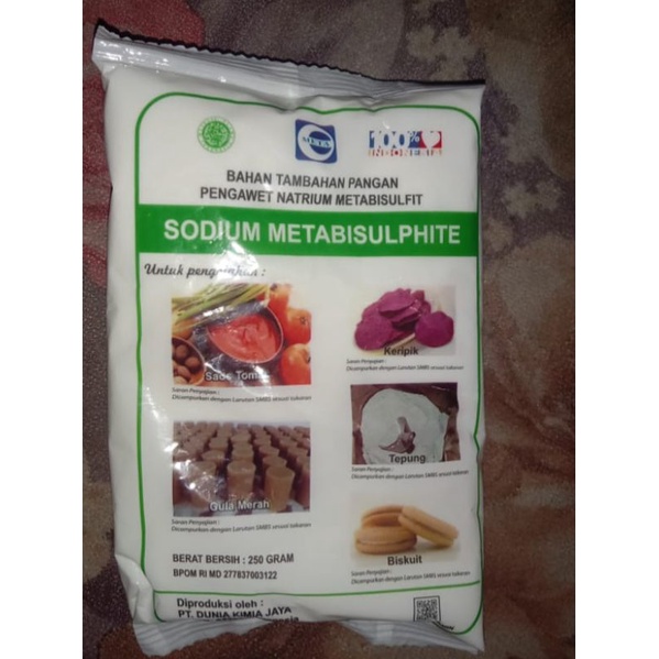 

Natrium Metabisulfit Bahan Tambahan Pangan Pengawet