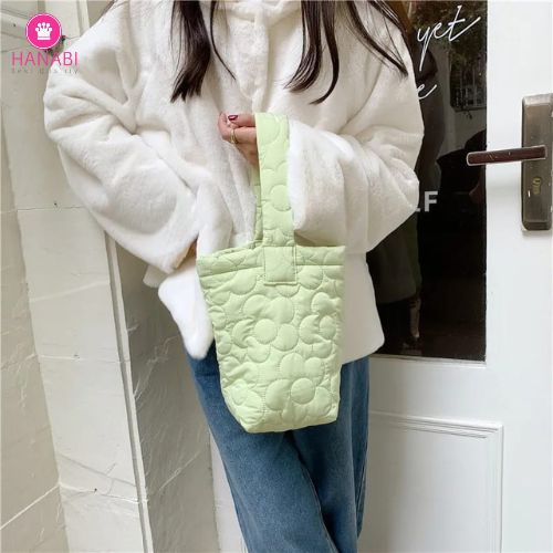 HANABI-tas handbag tas import VIA BAG tas wanita bordir bunga tas tangan tas jalanjalan
