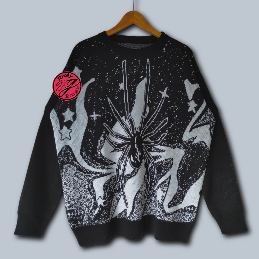 najahstore_officials Spider web sweater atasan pria