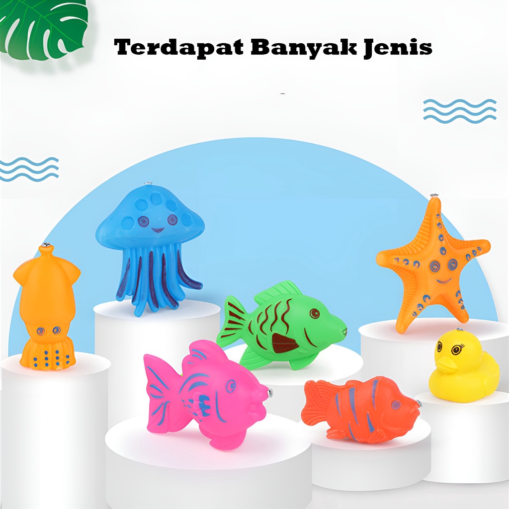 26PCS Magnetic Fishing | Mainan Pancing Ikan Magnet | Permainan Keluarga | Pancingan Ikan Mainan