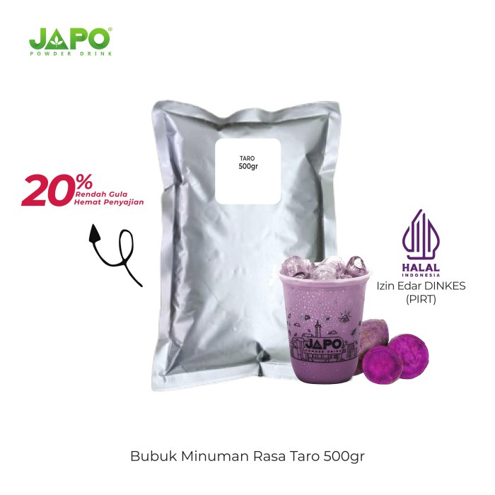

[BISA COD] Bubuk minuman taro - taro powder (500gr)