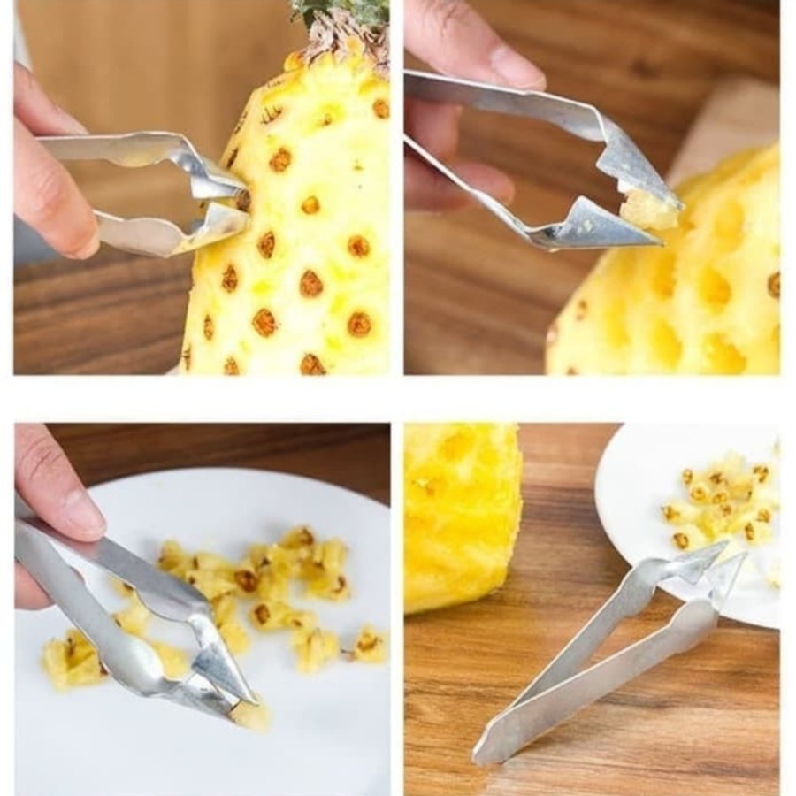 Alat Pengupas Nanas Stainless Steel - Capitan Mata Nanas