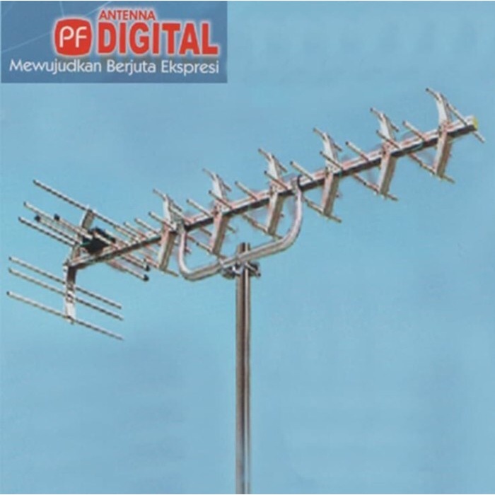 Antena Pf Antena Digital Uhf Antenna Luar / Outdoor Hd-U25 Ch21-69 Hdu25 Hd25