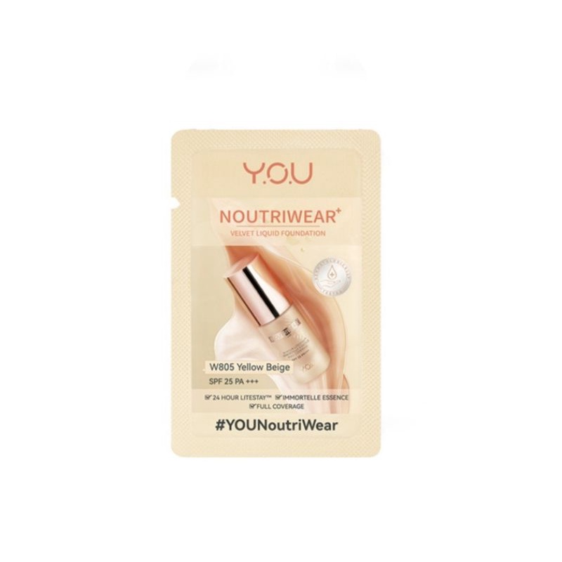 FREE GIFT BY YOU NOUTRIWEAR FAOUNDATION 2ML (SACHET)