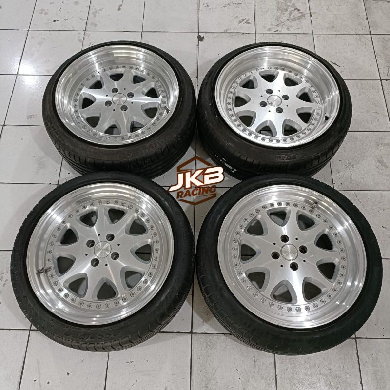 VELG CELONG HSR BAVARIA R18 PCD 4X100 + BAN 215/45 R18 ACCELERA