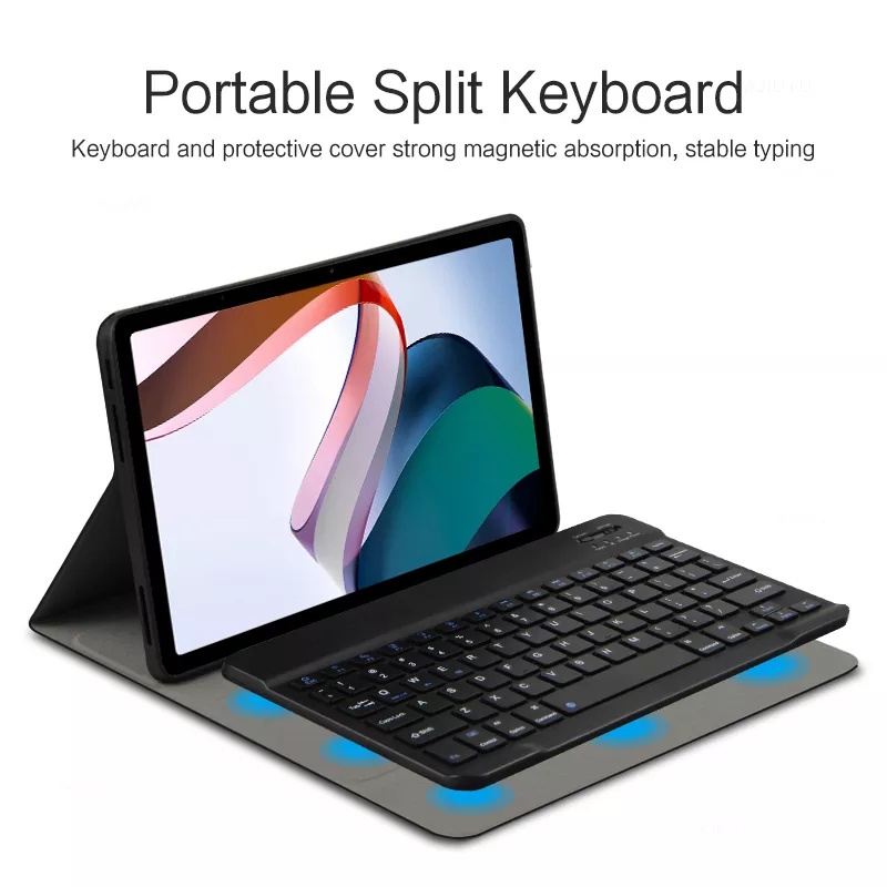 Flip Cover Bluetooth Keyboard Magnetic xiaomi redmi pad case Casing