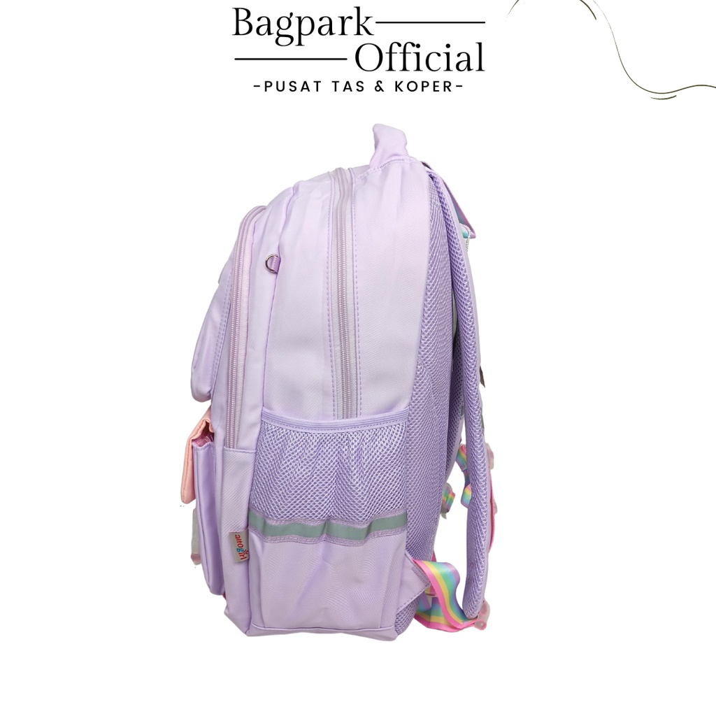 Tas Anak Sekolah Alto Girl Original Tas Anak Alto Kekinian Tas Remaja Perempuan Alto Motif Polos Pelangi Free Rain Cover