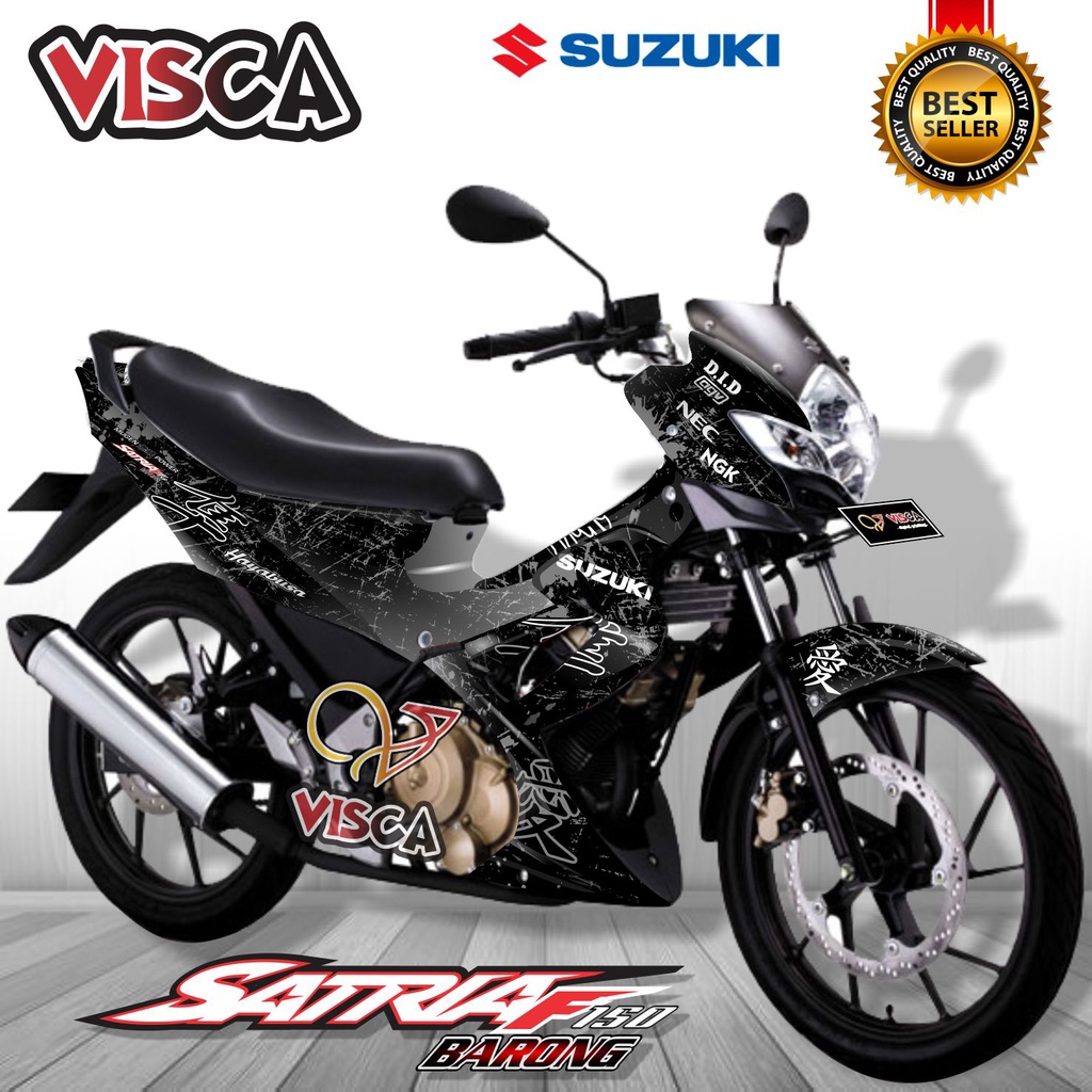 Decal Satria Fu Barong 2012 Full Body Stiker Satria Fu Barong 2012 Full Body Striping Satria Fu Baro