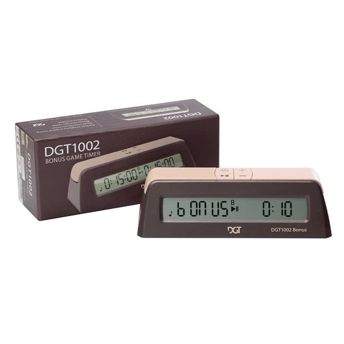 {NinaStore} Jam Catur Timer DGT 1002 New Chess Clock Limited Edition Berkualitas