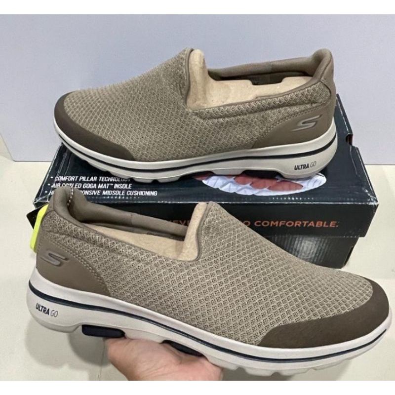 SKECHERS GO WALK 5 SPARROW MEN'S TAUPE