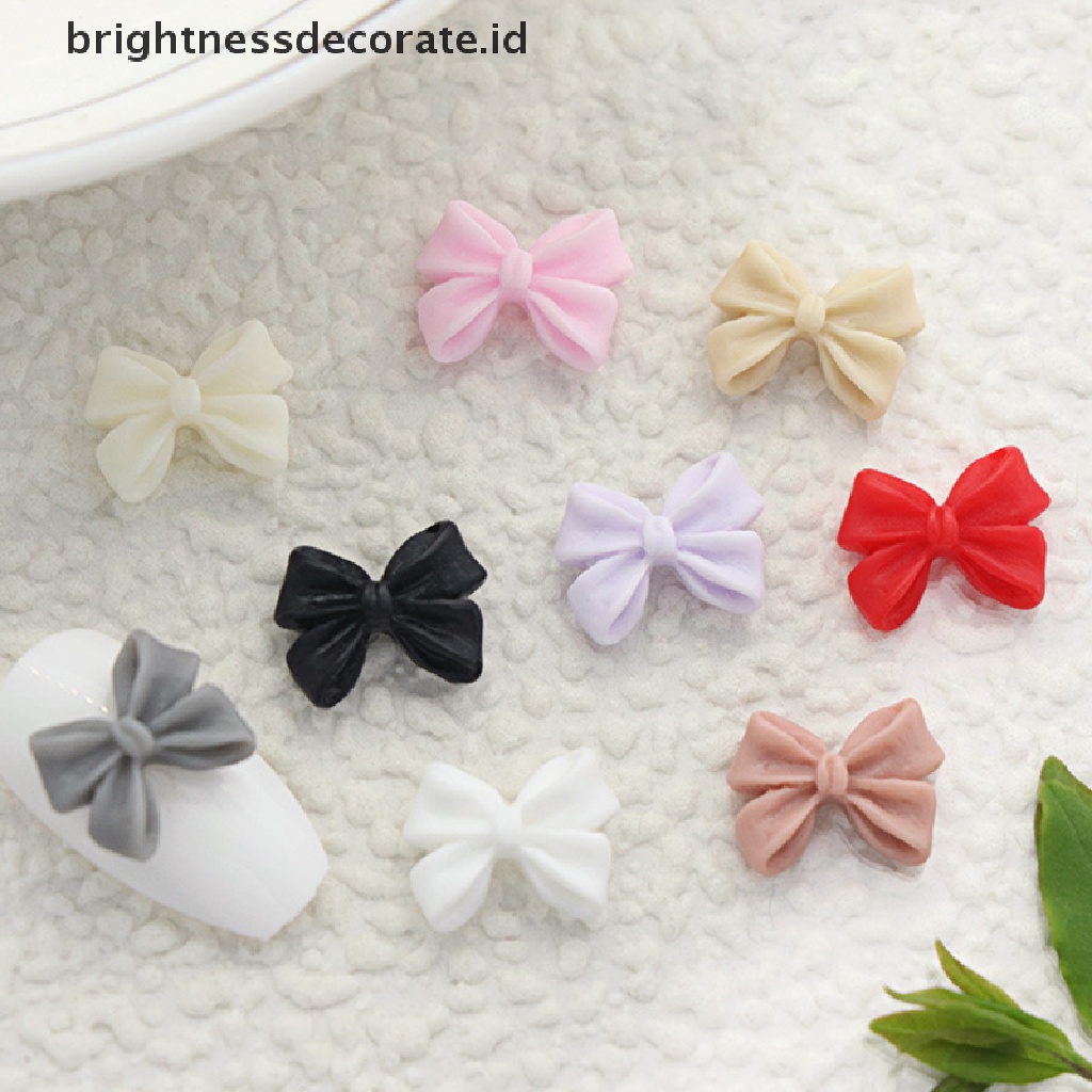[Birth] Hot sale Bow knot Nail Art Dekorasi Rhinestones Manicure Aksesoris Alat [ID]
