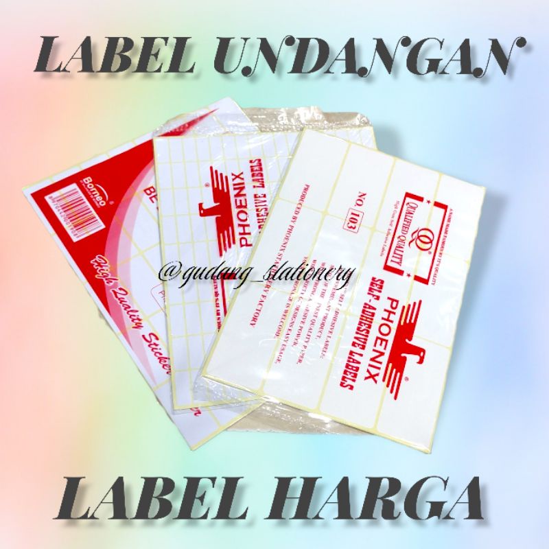 

LABEL STIKER/LABEL HARGA/LABEL NAMA UNDANGAN (1 ball)