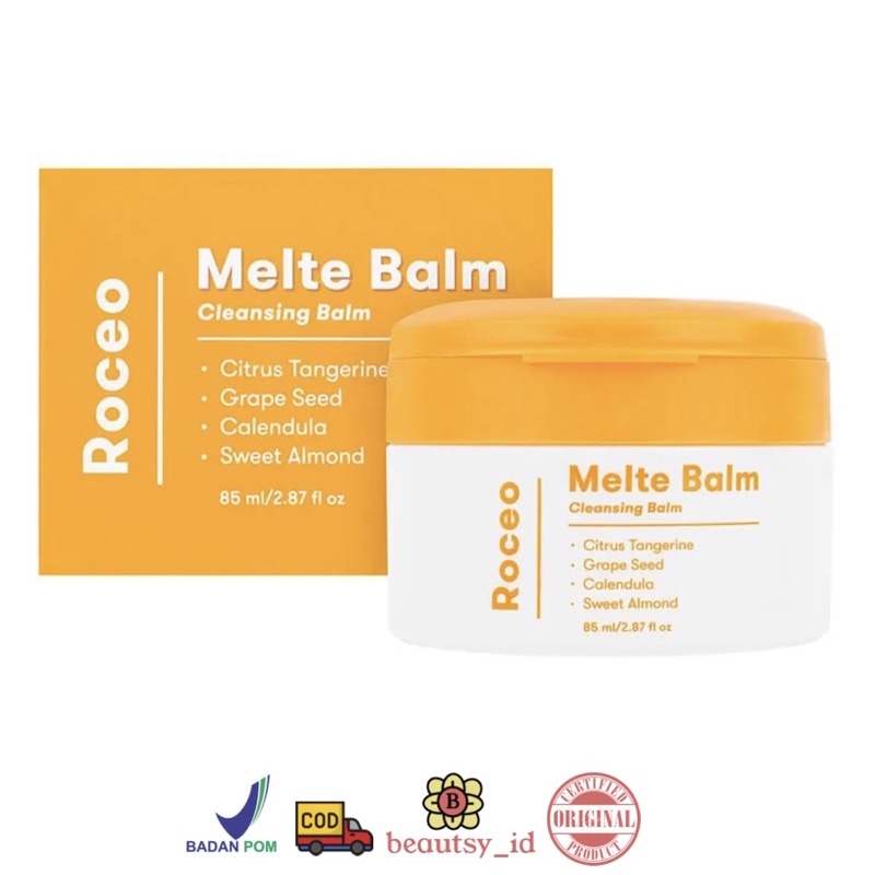 Roceo Melte Balm Cleansing Balm 85gr Original BPOM - Pembersih Wajah Make Up