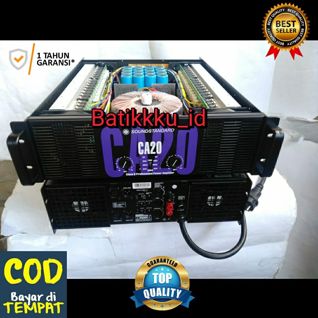 Power Amplifier Sound Standard CA 20 SOUNDSTANDARD CA20 2CH 2000 WATT