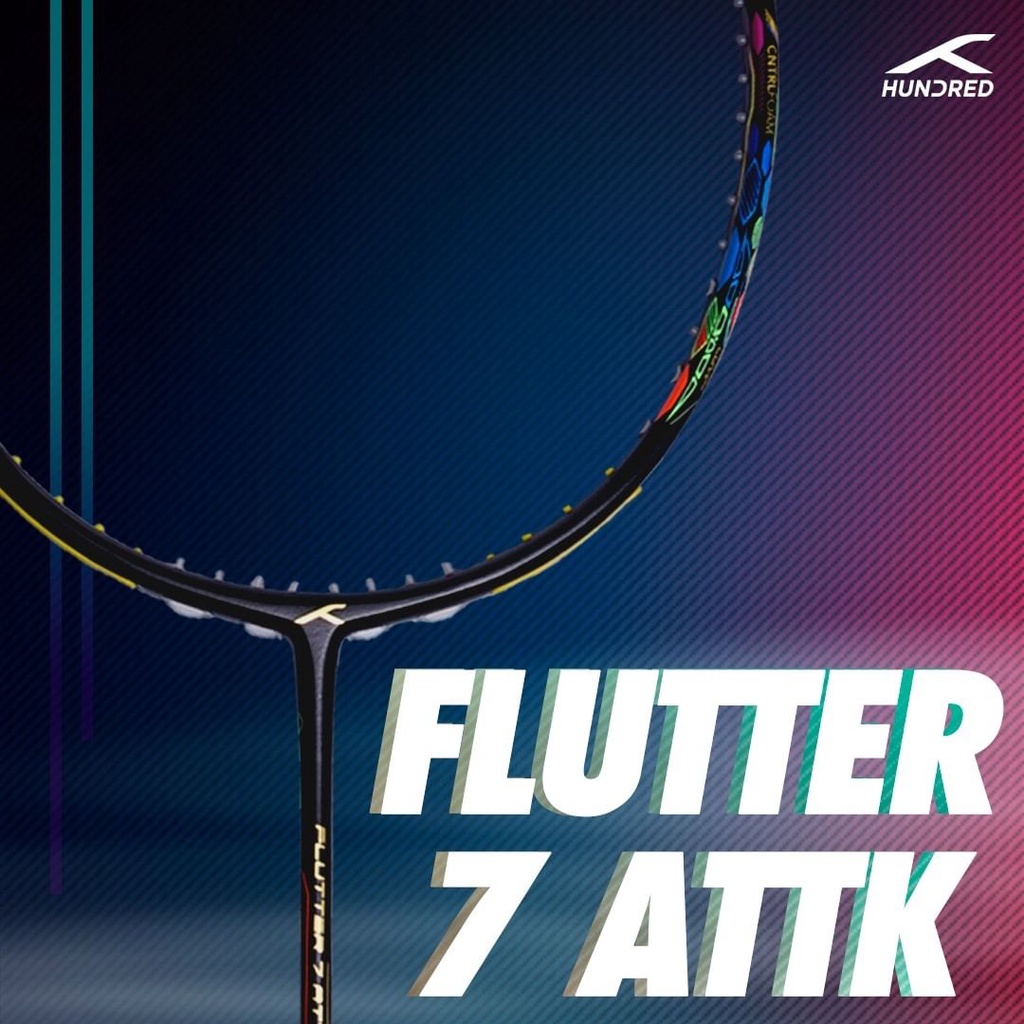 Raket Badminton Hundred Flutter 7 Attack