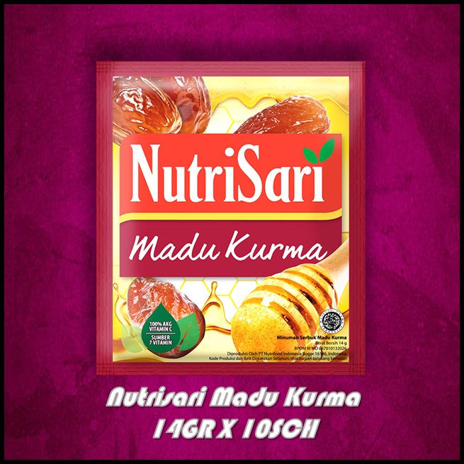 

Nutrisari Madu Kurma 14GR X 10SCH