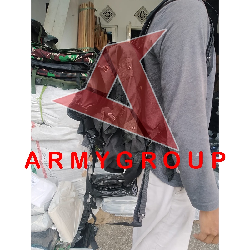 Ransel Korea TNI POLRI Ransel Tempur Hitam BRIMOB Punggung Korea Hijau Hitam