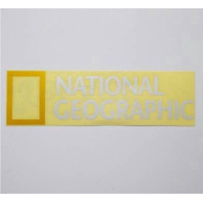Sticker National Geographic Putih NG 01 Diskon