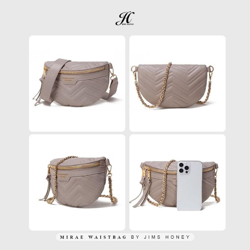 MIRAE WAIST BAG JIMS HONEY TAS PINGGANG 4IN1 TAS SELEMPANG TAS BAHU WANITA SLING BAG KOREA IMPORT