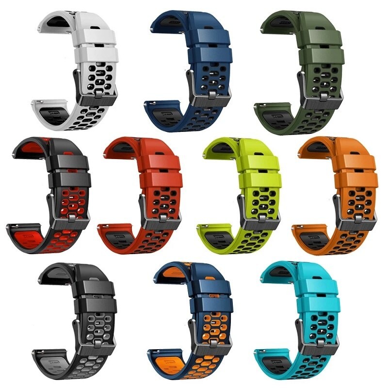 Tali Jam 24mm Suunto 9 perforated 7 D5 Spartan Sport Wrist HR Baro